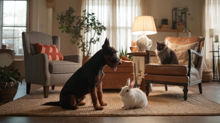 Czarny terier a inne zwierzęta domowe – jak zapewnić harmonijne współżycie?