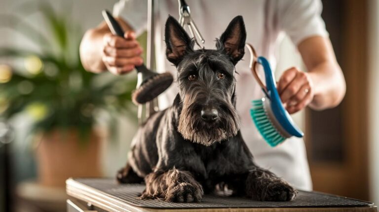 Czarny terier rosyjski – wprowadzenie do pielęgnacji sierści