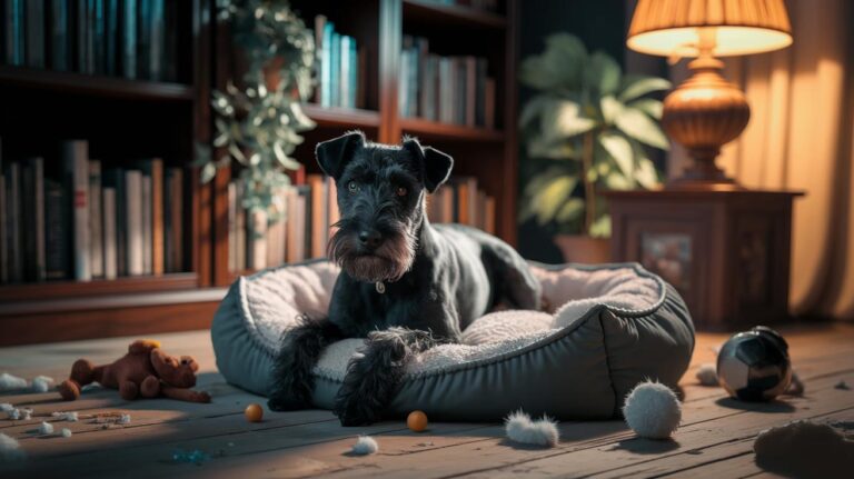 Czarny terier – jak rozpoznać, że się nudzi?